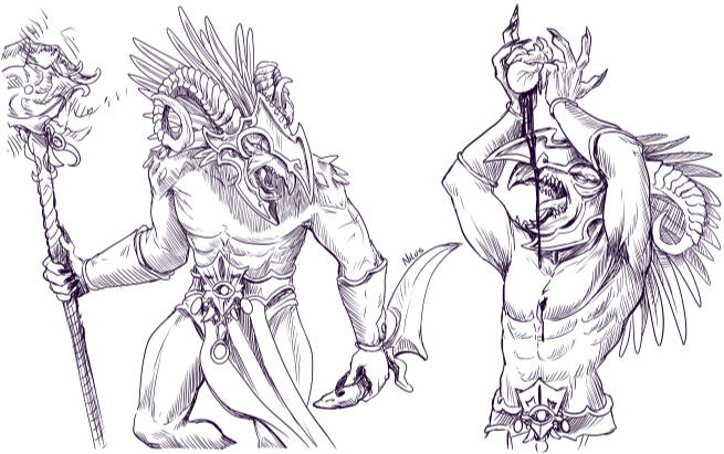 "Tzaangor shaman".